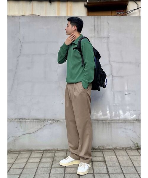 MUSINSA STANDARD(ムシンサスタンダード)の「オーバーサイズリブドクルーネックニット【ジョリーグリーン】(ニット/セーター・メンズ・その他・SMALL/MEDIUM/LARGE/X-LARGE/XX-LARGE)」の9枚目の写真