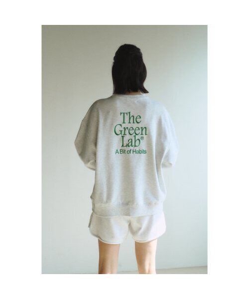 THE GREEN LAB（ザグリーンラボ）の「エッセンシャル刺繍スウェットシャツ [ホワイトメランジ]（スウェット・メンズ・その他・SMALL/LARGE）」の3枚目の写真