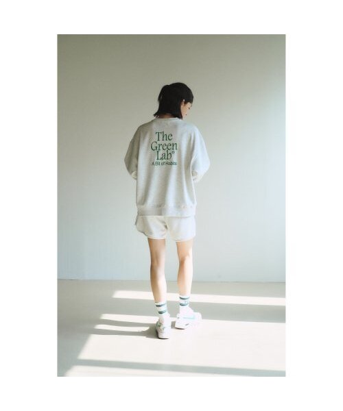 THE GREEN LAB（ザグリーンラボ）の「エッセンシャル刺繍スウェットシャツ [ホワイトメランジ]（スウェット・メンズ・その他・SMALL/LARGE）」の5枚目の写真