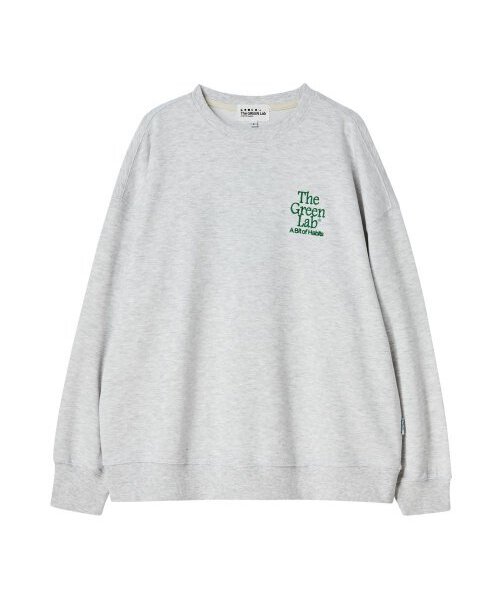 THE GREEN LAB（ザグリーンラボ）の「エッセンシャル刺繍スウェットシャツ [ホワイトメランジ]（スウェット・メンズ・その他・SMALL/LARGE）」の6枚目の写真