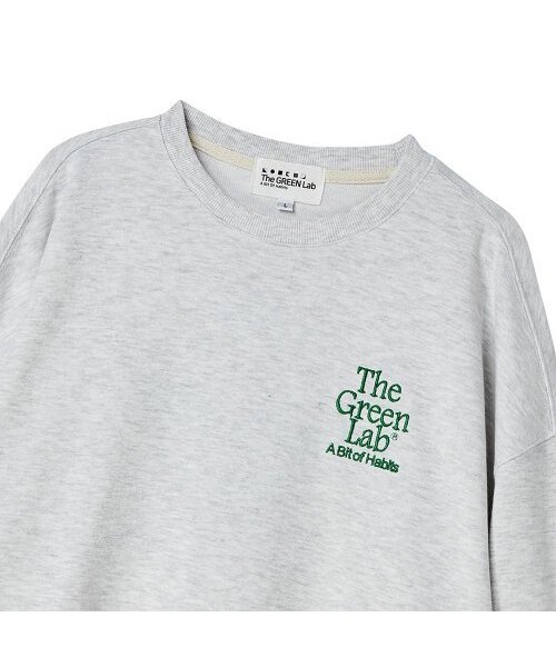 THE GREEN LAB（ザグリーンラボ）の「エッセンシャル刺繍スウェットシャツ [ホワイトメランジ]（スウェット・メンズ・その他・SMALL/LARGE）」の8枚目の写真