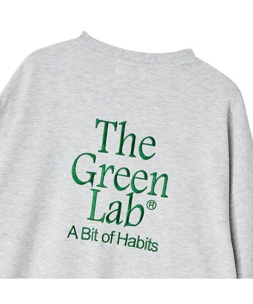 THE GREEN LAB（ザグリーンラボ）の「エッセンシャル刺繍スウェットシャツ [ホワイトメランジ]（スウェット・メンズ・その他・SMALL/LARGE）」の9枚目の写真