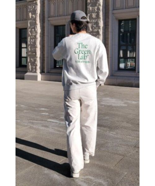 THE GREEN LAB（ザグリーンラボ）の「エッセンシャル刺繍スウェットシャツ [ホワイトメランジ]（スウェット・メンズ・その他・SMALL/LARGE）」の11枚目の写真