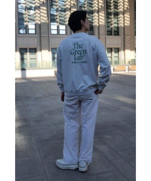 THE GREEN LAB（ザグリーンラボ）の「エッセンシャル刺繍スウェットシャツ [ホワイトメランジ]（スウェット・メンズ・その他・SMALL/LARGE）」の19枚目の写真