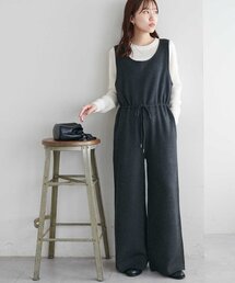 DISCOAT（ディスコート）の「【1枚で決まる】総針ニットサロペット（サロペット/オーバーオール）」