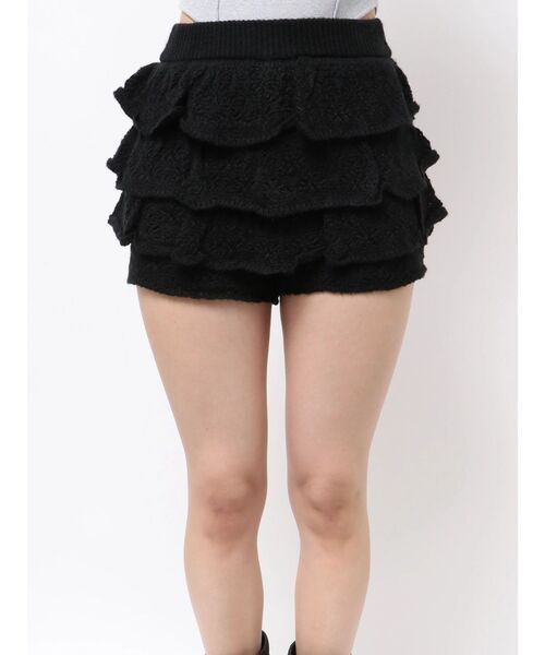 EMODA（エモダ）の「ティアードニットスカート（スカート・レディース・ブラック/グレー/ホワイト・FREE）」の18枚目の写真