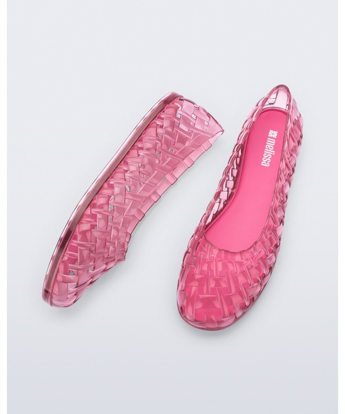 melissa（メリッサ）の「MELISSA POSSESSION BALLERINA AD（バレエシューズ・レディース・クリアブラック/ピンク/クリアグリーン/クリア・37/38/39/35-36）」の3枚目の写真