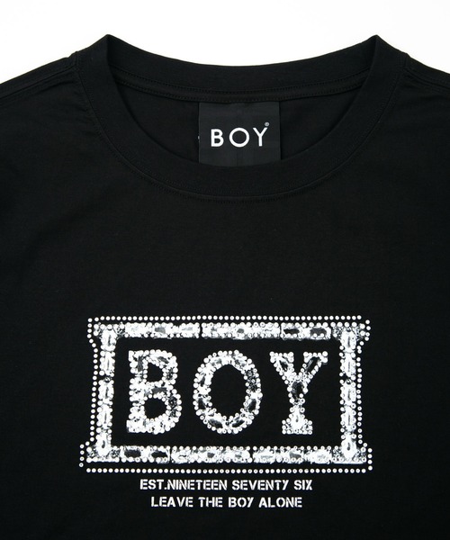 BOY LONDON(ボーイロンドン)の「【BOY LONDON】BOY RHINESTONE TEE(Tシャツ/カットソー・メンズ・ブラック・MEDIUM/SMALL)」の7枚目の写真