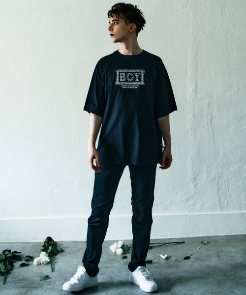 BOY LONDON(ボーイロンドン)の「【BOY LONDON】BOY RHINESTONE TEE(Tシャツ/カットソー・メンズ・ブラック・MEDIUM/SMALL)」の10枚目の写真