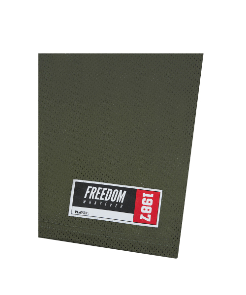 FREEDOM（フリーダム）の「メッシュラグビーシャツ（カーキ）（Tシャツ/カットソー・メンズ・その他・XX-LARGE/XXX-LARGE/XXXX-LARGE/LARGE/MEDIUM/X-LARGE）」の5枚目の写真