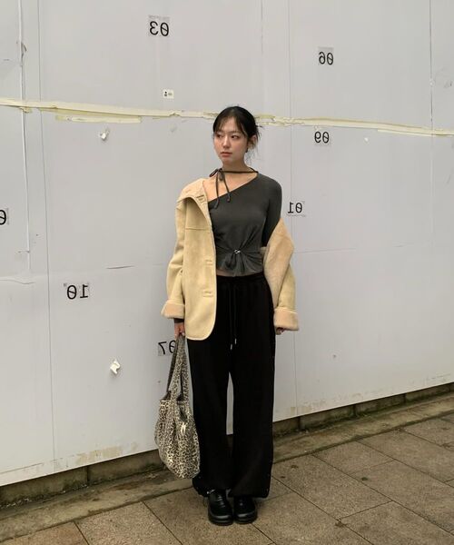 PAIN OR PLEASURE（ペインオアプレジャー）の「RUBY HOOK LONG SLEEVE charcoal（Tシャツ/カットソー・レディース・その他・SMALL/MEDIUM）」の6枚目の写真