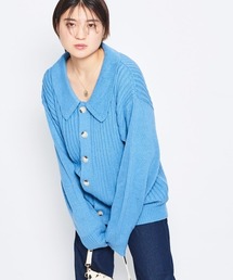 MODISH GAZE（モディシュガゼ）の「【MODISH GAZE】ポロカーディガン（カーディガン/ボレロ）」