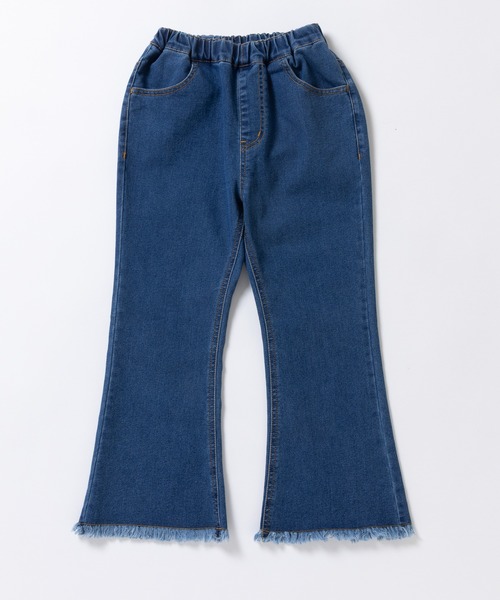 ever closet(エバークローゼット)の「美シルエット フレアデニムパンツ(デニムパンツ・キッズ・ブルー/サックスブルー/ブラック・150cm/140cm/130cm/120cm/110cm/100cm/90cm)」の8枚目の写真