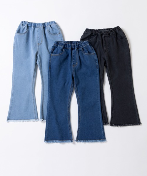 ever closet(エバークローゼット)の「美シルエット フレアデニムパンツ(デニムパンツ・キッズ・ブルー/サックスブルー/ブラック・150cm/140cm/130cm/120cm/110cm/100cm/90cm)」の9枚目の写真