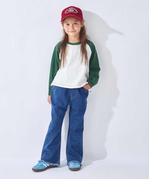 ever closet(エバークローゼット)の「美シルエット フレアデニムパンツ(デニムパンツ・キッズ・ブルー/サックスブルー/ブラック・150cm/140cm/130cm/120cm/110cm/100cm/90cm)」の12枚目の写真