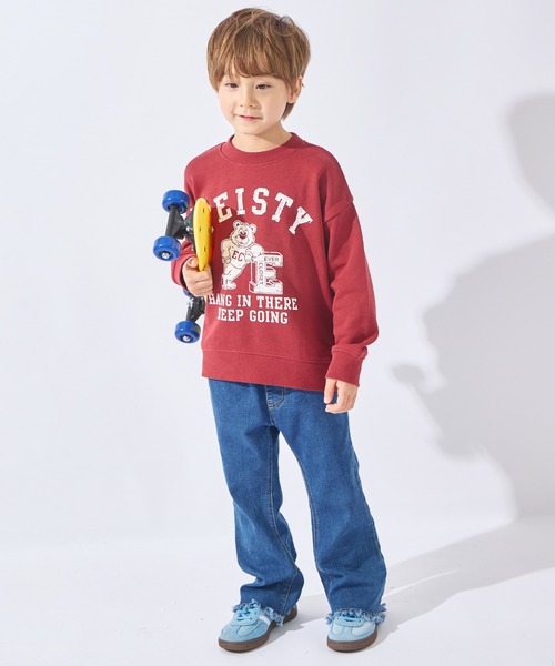 ever closet(エバークローゼット)の「美シルエット フレアデニムパンツ(デニムパンツ・キッズ・ブルー/サックスブルー/ブラック・150cm/140cm/130cm/120cm/110cm/100cm/90cm)」の22枚目の写真