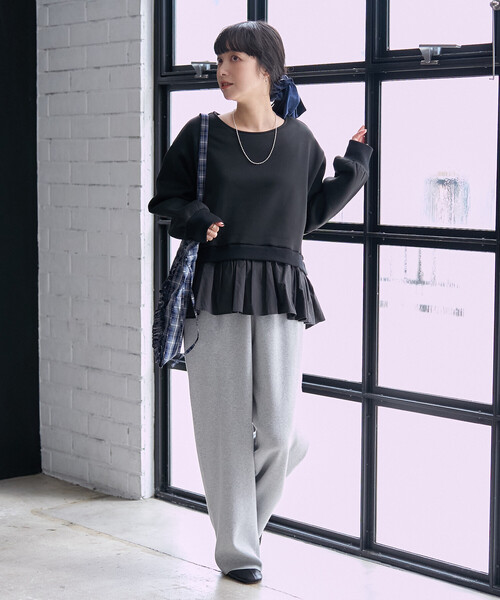 セール】裏起毛 シャツドッキング スウェット（スウェット）｜FREAK'S