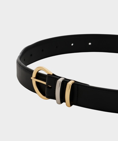 CINOH（チノ）の「LEATHER BELT/GOLD BUCKLE（ベルト）」 - WEAR