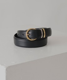 CINOH（チノ）の「LEATHER BELT/GOLD BUCKLE（ベルト）」 - WEAR