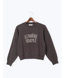 Te chichi TERRASSE | フランス語ロゴニット(ニット/セーター)