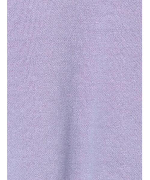 Te chichi TERRASSE(テチチテラス)の「フランス語ロゴニット(ニット/セーター・レディース・パープル/オフホワイト/グレー/チャコールグレー・F)」の10枚目の写真