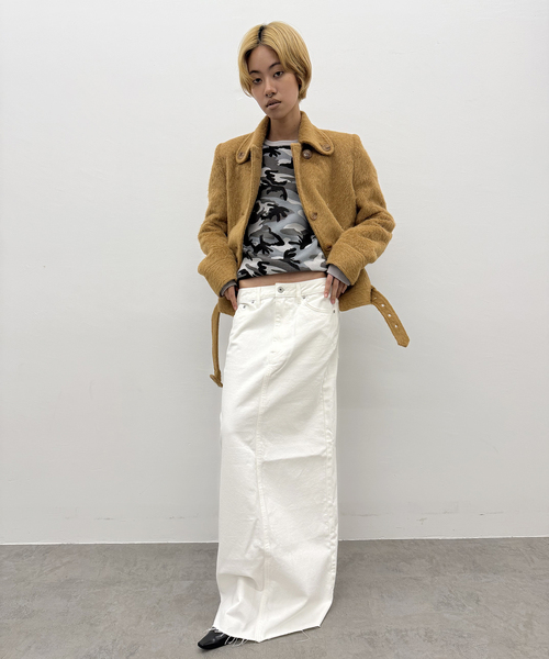 Oriens JOURNAL STANDARD（オリエンス ジャーナルスタンダード）の「カモフラージュサーマルロングTシャツ（Tシャツ/カットソー・レディース・カーキ/グレー・SMALL/MEDIUM）」の6枚目の写真