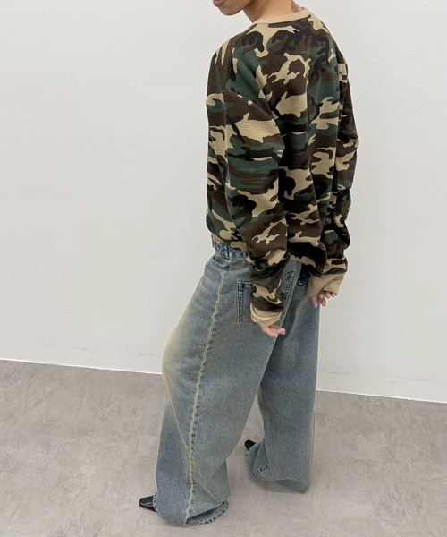 カモフラージュサーマルロングTシャツ（Tシャツ/カットソー）｜Oriens