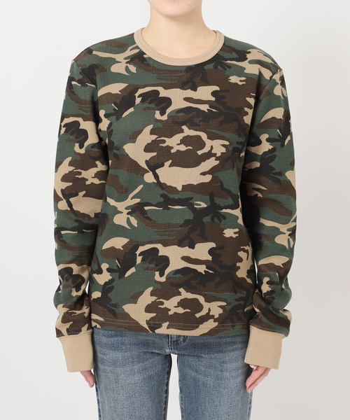 カモフラージュサーマルロングTシャツ（Tシャツ/カットソー）｜Oriens
