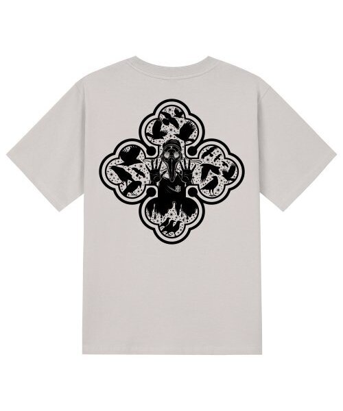 KAN6312(カン6312)の「KTC0128 ペスト 半袖Tシャツ - ベージュ(Tシャツ/カットソー・メンズ・その他・LARGE/MEDIUM/SMALL/X-LARGE)」の1枚目の写真