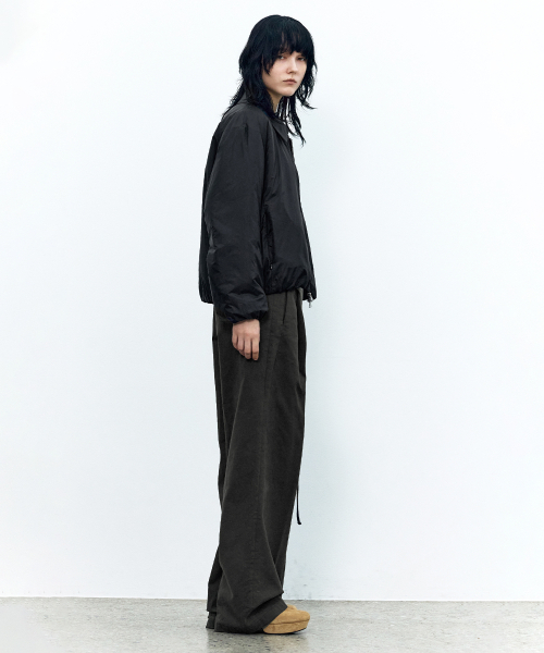 INSILENCE WOMEN(インサイレンスウーマン)の「ワイドチノパンツ CHARCOAL(その他パンツ・レディース・その他・X-SMALL)」の5枚目の写真