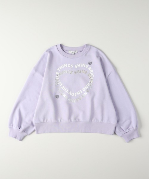 Right-on(ライトオン)の「【VIVIAN BLUE】フロントロゴ スウェットプルオーバー (キッズ / カレッジ風 / バルーンスリーブ / デイリーユース)(スウェット・キッズ・オフホワイト/ブラック/サックスブルー/ライラック・120/130/140/150/160/110)」の20枚目の写真