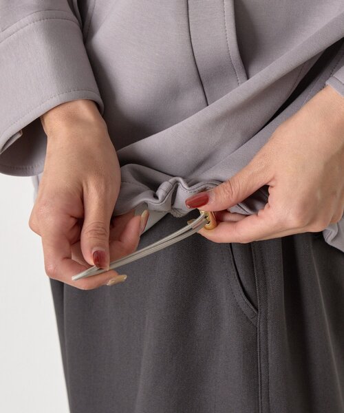 Jena espace merveilleux（ジェナ　エスパスメルヴェイユ）の「ラグランダンボールコート（その他アウター・レディース・チャコールグレー/グレー・FREE）」の13枚目の写真