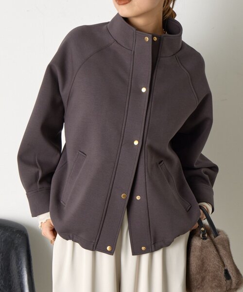 Jena espace merveilleux（ジェナ　エスパスメルヴェイユ）の「ラグランダンボールコート（その他アウター・レディース・チャコールグレー/グレー・FREE）」の6枚目の写真