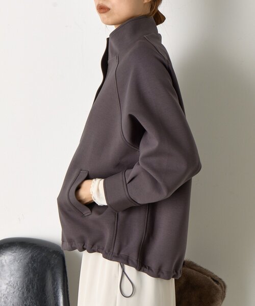 Jena espace merveilleux（ジェナ　エスパスメルヴェイユ）の「ラグランダンボールコート（その他アウター・レディース・チャコールグレー/グレー・FREE）」の3枚目の写真