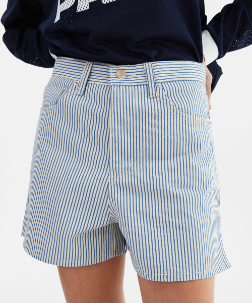MENASOO(ミナス)の「Stripe Denim Short Pants_Skyblue(その他パンツ・レディース・スカイブルー・2/1)」の12枚目の写真