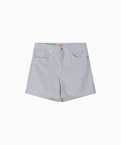 MENASOO(ミナス)の「Stripe Denim Short Pants_Skyblue(その他パンツ・レディース・スカイブルー・2/1)」の13枚目の写真