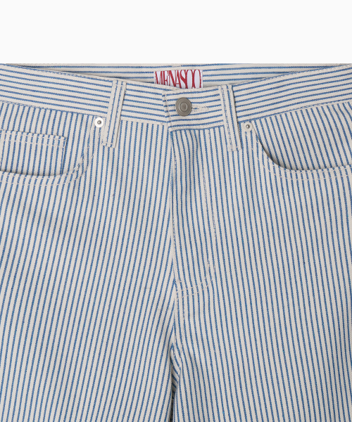MENASOO(ミナス)の「Stripe Denim Short Pants_Skyblue(その他パンツ・レディース・スカイブルー・2/1)」の15枚目の写真