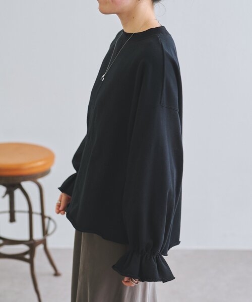 袖口フリルトレーナー（Tシャツ/カットソー）｜BEARDSLEY（ビアズリー