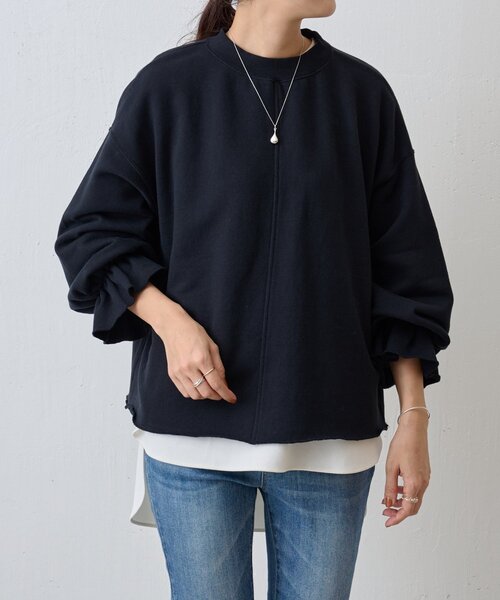 袖口フリルトレーナー（Tシャツ/カットソー）｜BEARDSLEY（ビアズリー