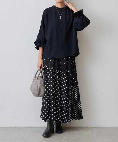 ビアズリー　袖口フリルトレーナー BEARDSLEY（ビアズリー）の「袖口フリルトレーナー（Tシャツ