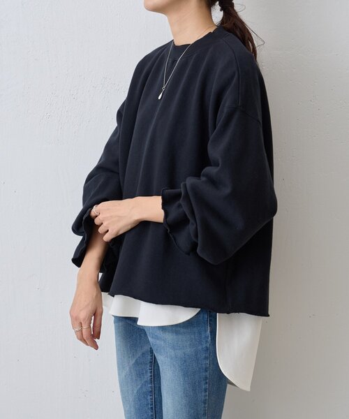 袖口フリルトレーナー（Tシャツ/カットソー）｜BEARDSLEY（ビアズリー