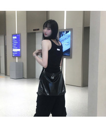 ウェスタンクラックシワレザーショルダーバッグ(成人男女共用)