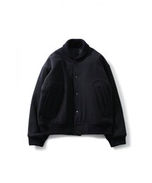 Header Stadium Twill Wool Jacket Navy