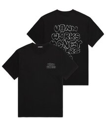 MONEY TALKS オーバーサイズ 半袖Tシャツ (VS0079) ブラック