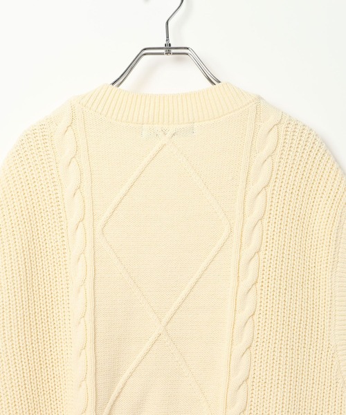 BEVERLY HILLS POLO CLUB（ビバリーヒルズポロクラブ）の「【BEVERLY HILLS POLO CLUB】別注ラインベスト（ベスト・レディース・オフホワイト/ネイビー/キャメル・FREE）」の7枚目の写真