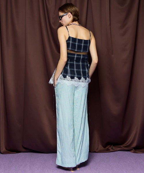 MAISON SPECIAL（メゾンスペシャル）の「Lingerie Camisole/ランジェリーキャミ（キャミソール・レディース・イエロー/ネイビー/チャコールグレー・FREE）」の4枚目の写真