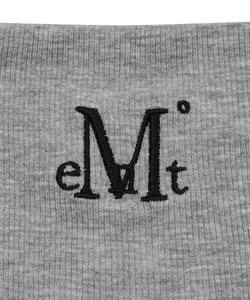 MUCENT（ムセント）の「リブールオフショルダーアンバランスグルミ長袖Tシャツ（4カラー）（Tシャツ/カットソー・レディース・チャコール/ブラック/アイボリー・FREE）」の9枚目の写真