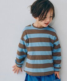 p.premier | イロチ買いしたい総柄ストレッチ長袖Tシャツ_ジュニア対応(Tシャツ/カットソー)