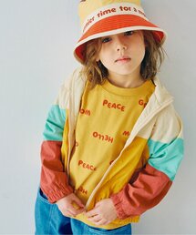 p.premier | イロチ買いしたい総柄ストレッチ長袖Tシャツ_ジュニア対応(Tシャツ/カットソー)