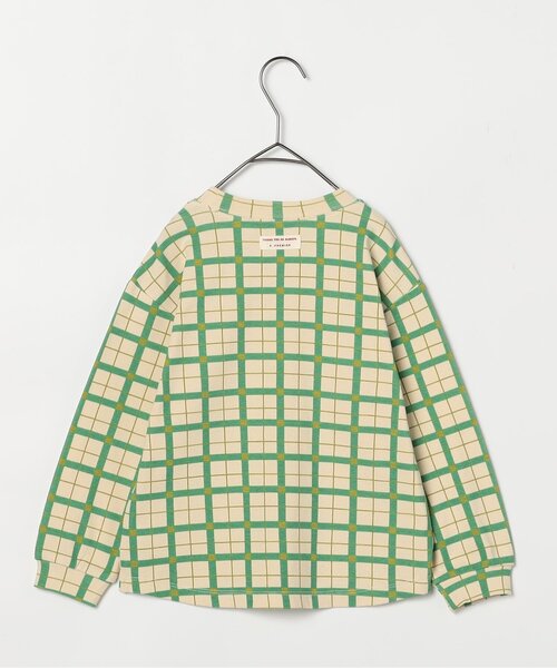 p.premier（ピードットプルミエ）の「イロチ買いしたい総柄ストレッチ長袖Tシャツ_ジュニア対応（Tシャツ/カットソー・キッズ・ブラック/アイボリー/サックスブルー/オフホワイト/グリーン/レッド/マスタード/その他11・80/90/100/110/120/130/140）」の17枚目の写真